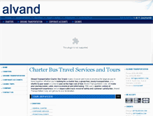 Tablet Screenshot of alvandbus.com